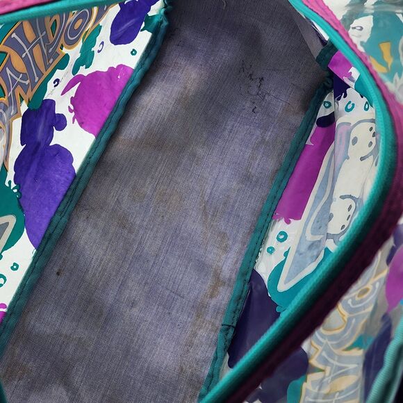 Sanrio Vintage 1996 Pochacco Transparent Beach Duffle Weekender Bag RARE HTF - Picture 8 of 16